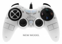 Media-Tech Wired Controller PC + PS3 - Wit + Zwart