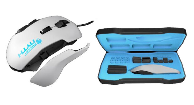 Roccat Nyth Modular MMO Gaming Muis - Wit